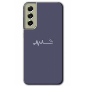 Samsung Galaxy S21 FE Hd Desen Baskılı Sigara Zararlıdır Arka Kapak Kılıf