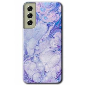 Samsung Galaxy S21 FE Hd Desen Baskılı Spots Lilac Arka Kapak Kılıf
