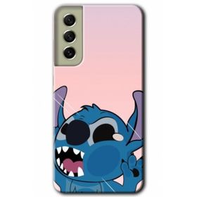 Samsung Galaxy S21 FE Hd Desen Baskılı Stitch Arka Kapak Kılıf