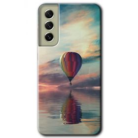 Samsung Galaxy S21 FE Zeplin Baskılı Uyumlu Silikon Kılıf