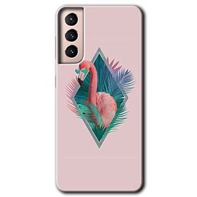 Samsung Galaxy S21 Flamingo Baskılı Uyumlu Silikon Kılıf