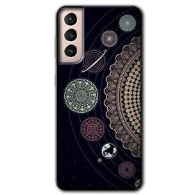 Samsung Galaxy S21 Gezegen Döngüsü Baskılı Uyumlu Silikon Kılıf