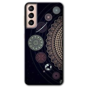 Samsung Galaxy S21 Gezegen Döngüsü Baskılı Uyumlu Silikon Kılıf