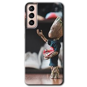 Samsung Galaxy S21 I am Groot Baskılı Uyumlu Silikon Kılıf
