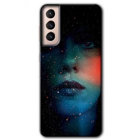 Samsung Galaxy S21 Karanlık Kadın Baskılı Uyumlu Silikon Kılıf