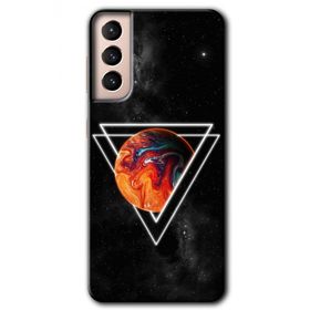 Samsung Galaxy S21 Kızıl Gezegen Baskılı Uyumlu Silikon Kılıf