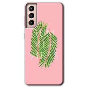 Samsung Galaxy S21 Summer Vibes Baskılı Uyumlu Silikon Kılıf