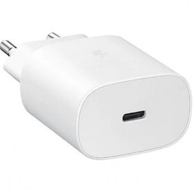 Samsung Galaxy S21 Type-C 25W Beyaz Fast Şarj Adaptörü