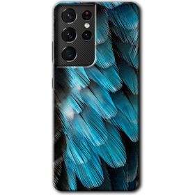 Samsung Galaxy S21 Ultra 9D Tüyler Baskılı Uyumlu Silikon Kılıf