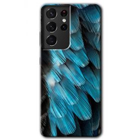 Samsung Galaxy S21 Ultra 9D Tüyler Baskılı Uyumlu Silikon Kılıf
