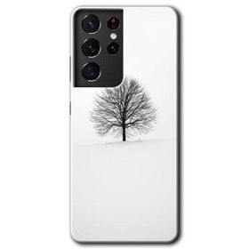 Samsung Galaxy S21 Ultra Alone Tree Baskılı Uyumlu Silikon Kılıf