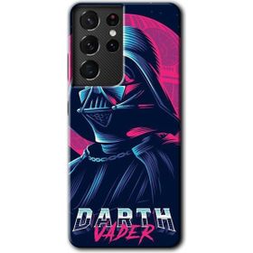 Samsung Galaxy S21 Ultra Darth Vader Baskılı Uyumlu Silikon Kılıf