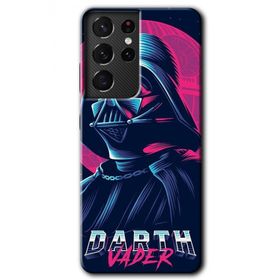 Samsung Galaxy S21 Ultra Darth Vader Baskılı Uyumlu Silikon Kılıf