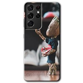 Samsung Galaxy S21 Ultra I am Groot Baskılı Uyumlu Silikon Kılıf