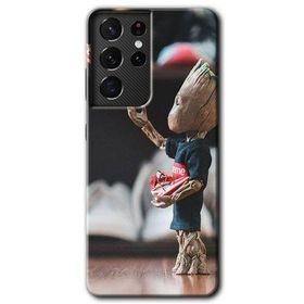 Samsung Galaxy S21 Ultra I am Groot Baskılı Uyumlu Silikon Kılıf