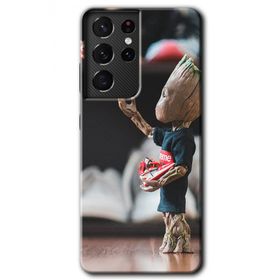 Samsung Galaxy S21 Ultra I am Groot Baskılı Uyumlu Silikon Kılıf
