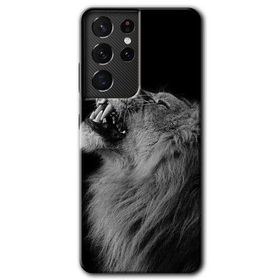 Samsung Galaxy S21 Ultra Lion Baskılı Uyumlu Silikon Kılıf