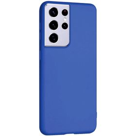 Samsung Galaxy S21 Ultra Mavi Uyumlu Silikon Kılıf