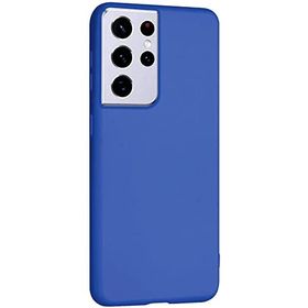 Samsung Galaxy S21 Ultra Mavi Uyumlu Silikon Kılıf