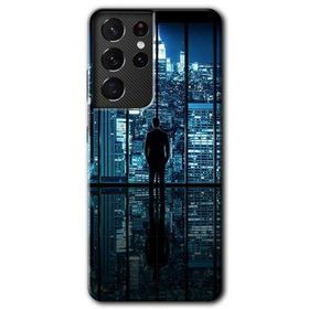 Samsung Galaxy S21 Ultra Şehir Manzarası Baskılı Uyumlu Silikon Kılıf