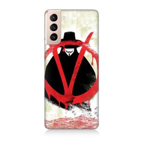 Samsung Galaxy S21 Uyumlu Vendetta Baskılı Silikon Kılıf