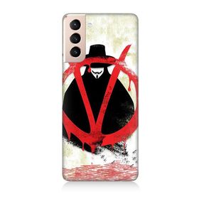 Samsung Galaxy S21 Uyumlu Vendetta Baskılı Silikon Kılıf