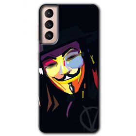 Samsung Galaxy S21 Uyumlu Vendetta Baskılı Silikon Kılıf