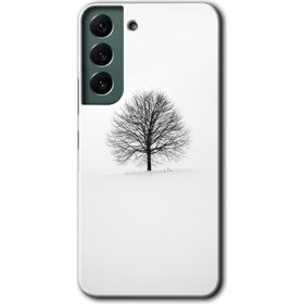 Samsung Galaxy S22 Alone Tree Baskılı Uyumlu Silikon Kılıf