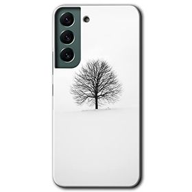 Samsung Galaxy S22 Alone Tree Baskılı Uyumlu Silikon Kılıf