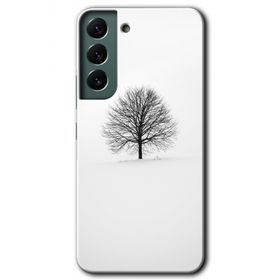 Samsung Galaxy S22 Alone Tree Baskılı Uyumlu Silikon Kılıf