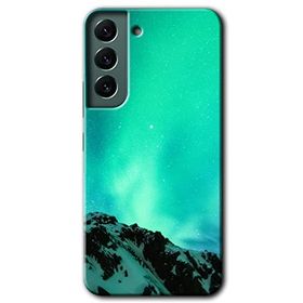 Samsung Galaxy S22 Aurora Baskılı Uyumlu Silikon Kılıf