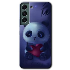 Samsung Galaxy S22 Bebek Panda Baskılı Uyumlu Silikon Kılıf