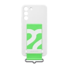 Samsung Galaxy S22+ Beyaz Kayışlı Silikon Kılıf