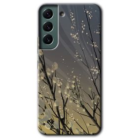 Samsung Galaxy S22 - Branches Flowers Kılıf HD Desen Baskılı Arka Kapak