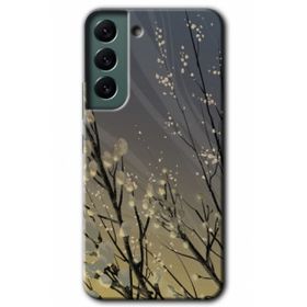 Samsung Galaxy S22 - Branches Flowers Kılıf HD Desen Baskılı Arka Kapak