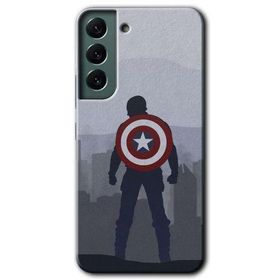 Samsung Galaxy S22 Captain Avenger Kılıf HD Desen Baskılı Arka Kapak