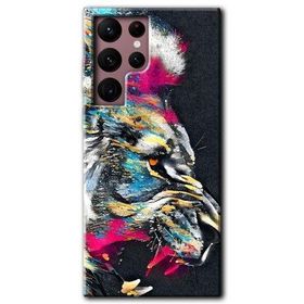 Samsung Galaxy S22- Colorfull Aslan Kılıf HD Desen Baskılı Arka Kapak