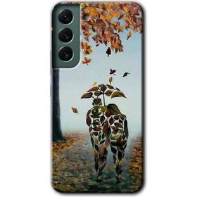 Samsung Galaxy S22 Doğadan Aşk Baskılı Uyumlu Silikon Kılıf