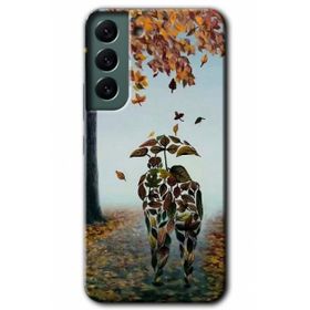 Samsung Galaxy S22- Doğadan Aşk Kılıf HD Desen Baskılı Arka Kapak