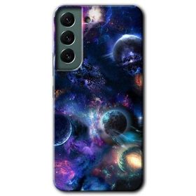 Samsung Galaxy S22- Gezegen Karışımı Kılıf HD Desen Baskılı Arka Kapak