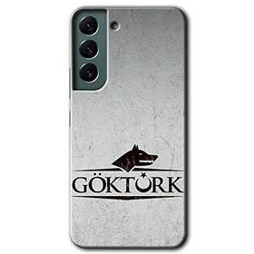 Samsung Galaxy S22 Göktürk Baskılı Uyumlu Silikon Kılıf