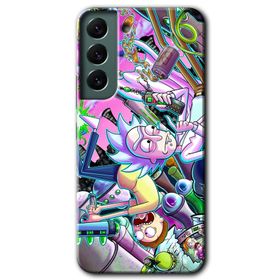 Samsung Galaxy S22 Graffiti Çizgi Film Kılıf HD Desen Baskılı Arka Kapak