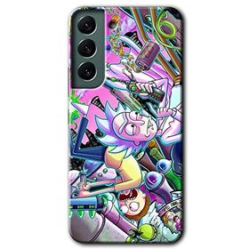 Samsung Galaxy S22 Graffiti Çizgi Film Kılıf HD Desen Baskılı Arka Kapak