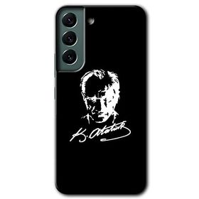 Samsung Galaxy S22 İmza Atatürk Kılıf HD Desen Baskılı Arka Kapak