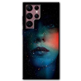 Samsung Galaxy S22 - Karanlık Kadın Kılıf HD Desen Baskılı Arka Kapak