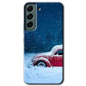 Samsung Galaxy S22 Karlı Vosvos Kılıf HD Desen Baskılı Arka Kapak