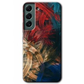 Samsung Galaxy S22- Karma Boyalar Kılıf HD Desen Baskılı Arka Kapak