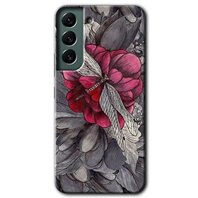 Samsung Galaxy S22- kelebek Ömrü Kılıf HD Desen Baskılı Arka Kapak
