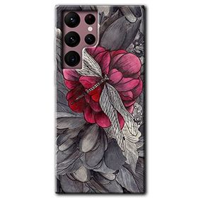 Samsung Galaxy S22- kelebek Ömrü Kılıf HD Desen Baskılı Arka Kapak