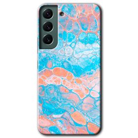 Samsung Galaxy S22 Kılıf HD- Bubbles 1 Desen Baskılı Arka Kapak
